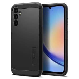 Spigen Samsung Schutzhülle Tough Armor Galaxy A34 5G Schwarz