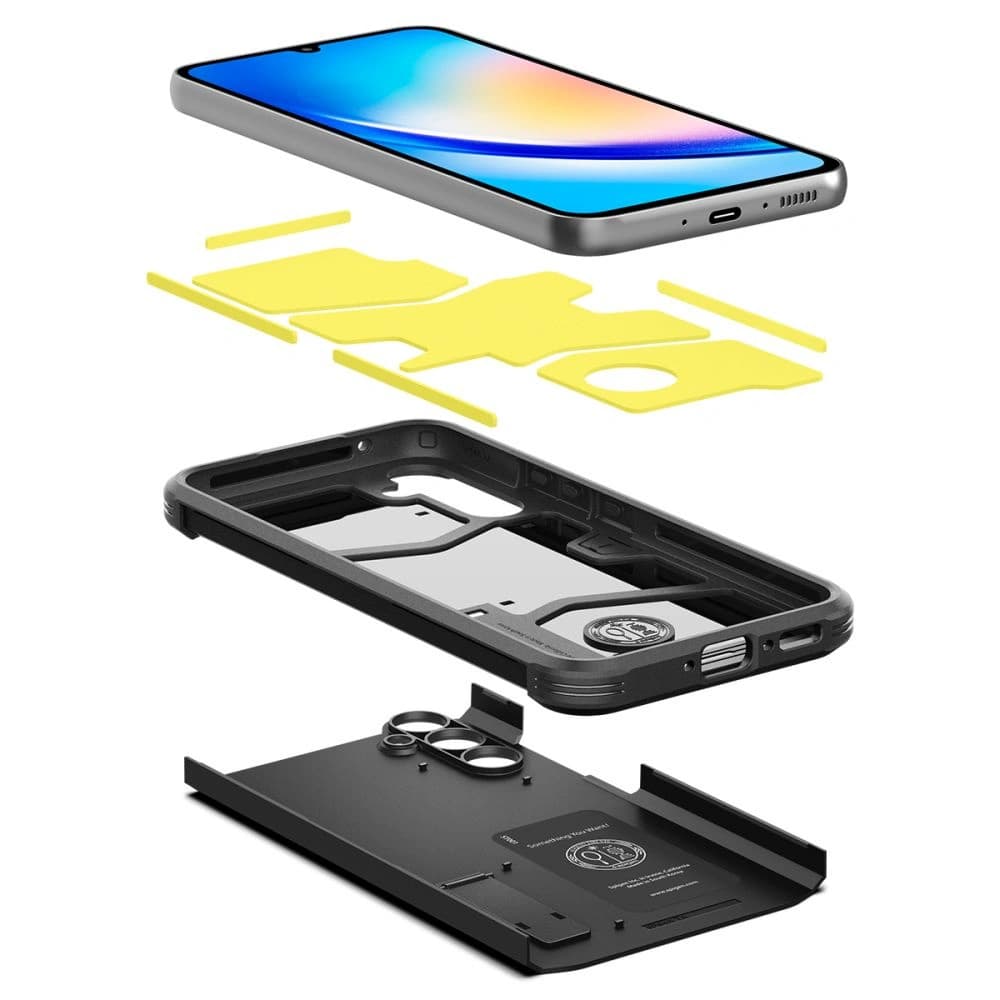 Spigen Samsung Schutzhülle Tough Armor Galaxy A34 5G Schwarz - 7