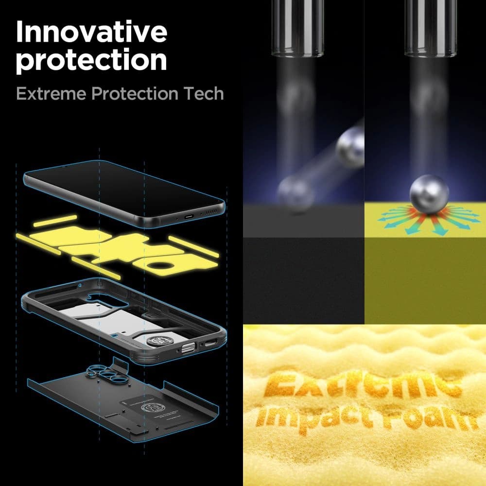 Spigen Samsung Schutzhülle Tough Armor Galaxy A34 5G Schwarz - 11