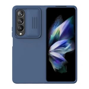 Nillkin Samsung Fall CamShield Silky Silikon Galaxy Z Fold 4 blau