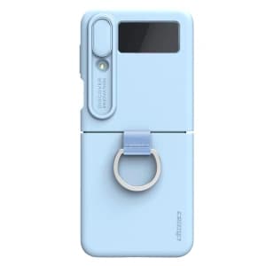 Nillkin Samsung Fall CamShield Silky Silikon Galaxy Z Flip 4 blau
