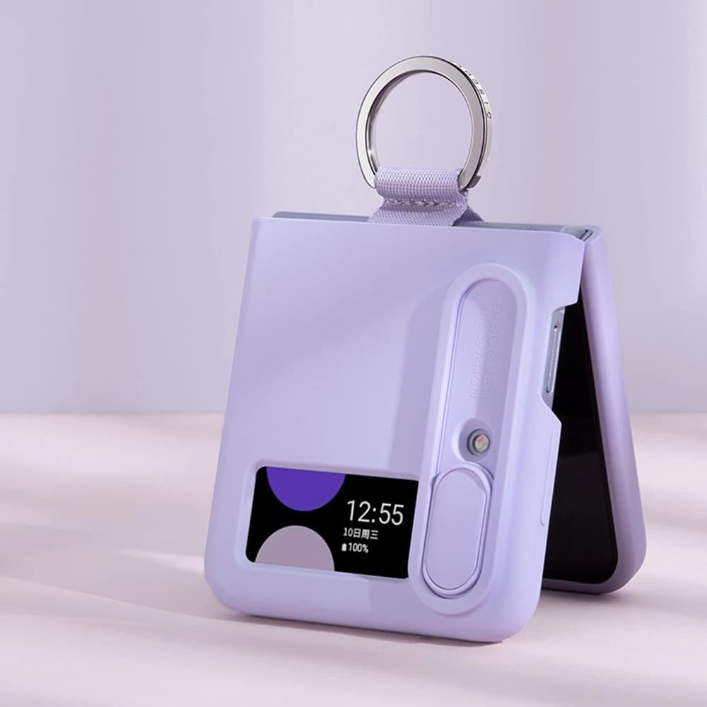 Nillkin Samsung Fall CamShield Silky Silikon Galaxy Z Flip 4 lila - 8