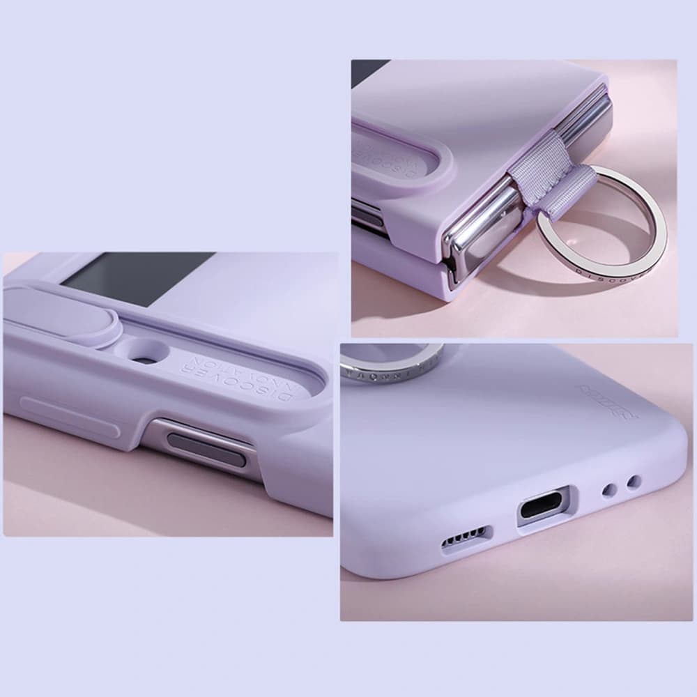 Nillkin Samsung Fall CamShield Silky Silikon Galaxy Z Flip 4 grün - 15