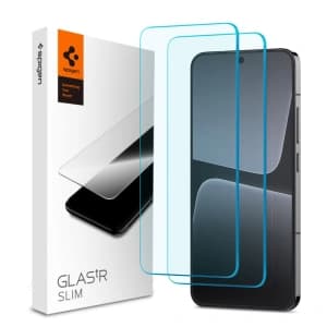 Spigen Xiaomi Gehärtetes Glas GLAs.tR Slim 13 Klar [2 PACK]