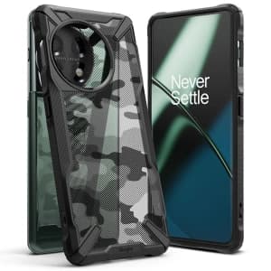 Etui Ringke Fusion-X Design OnePlus 11 5G Camo (Moro) Black