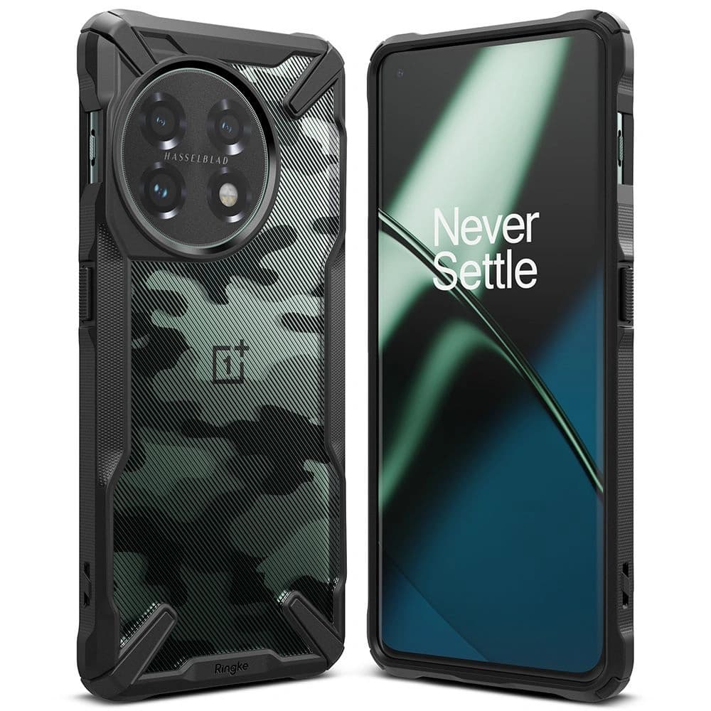 Etui Ringke Fusion-X Design OnePlus 11 5G Camo (Moro) Black - 2