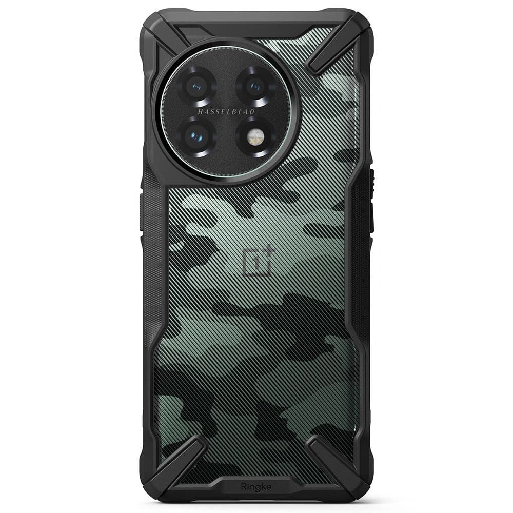 Etui Ringke Fusion-X Design OnePlus 11 5G Camo (Moro) Black - 3