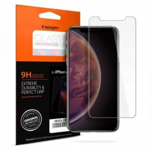 Gehärtetes Glas Spigen GLAS.tR Slim Apple iPhone XS/X
