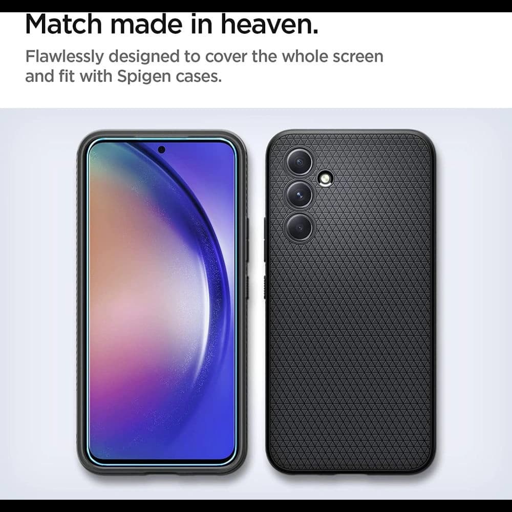 Tempered Glass Spigen GLAS.tR Slim AlignMaster Samsung Galaxy A54 5G Clear [2 PACK] - 4