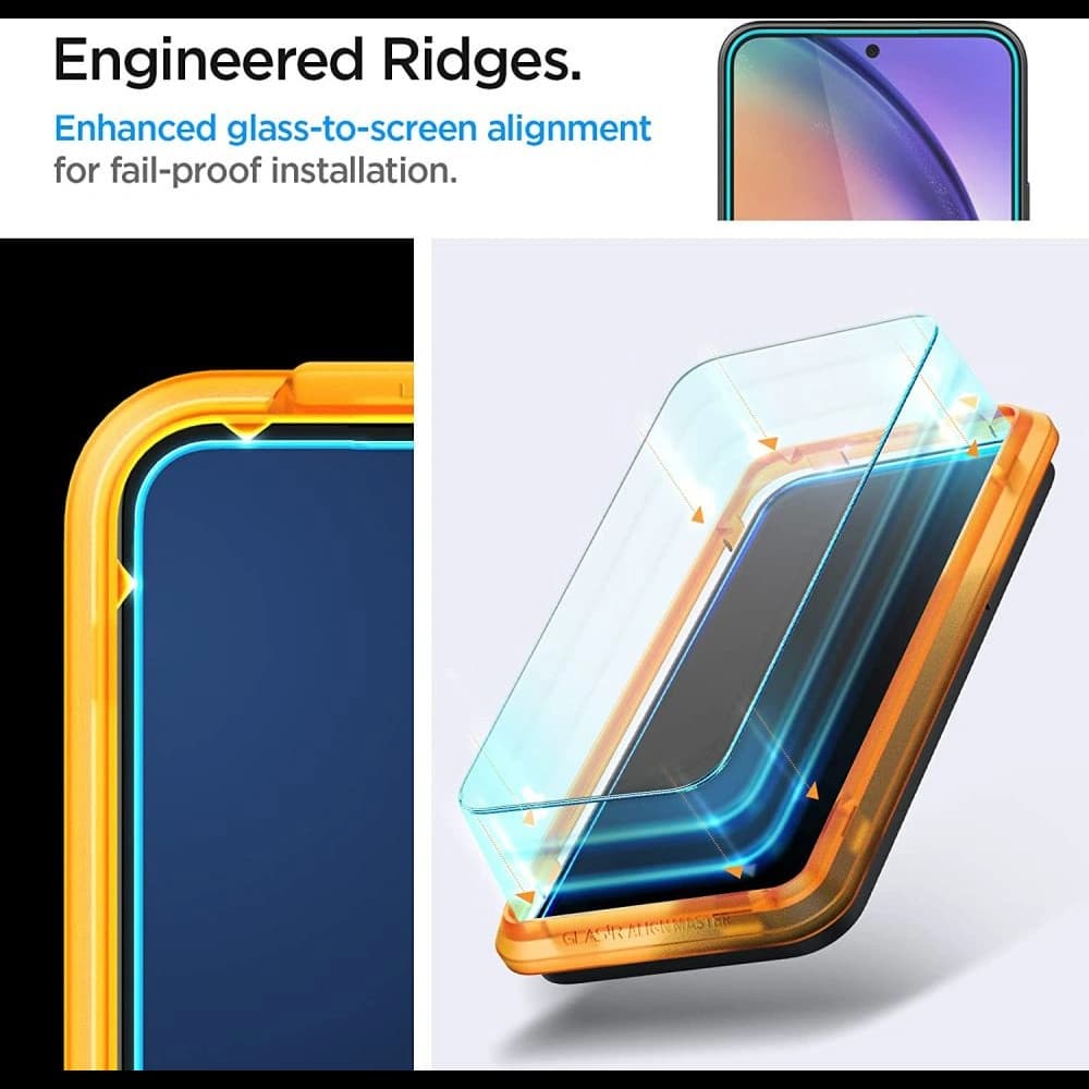 Tempered Glass Spigen GLAS.tR Slim AlignMaster Samsung Galaxy A54 5G Clear [2 PACK] - 5