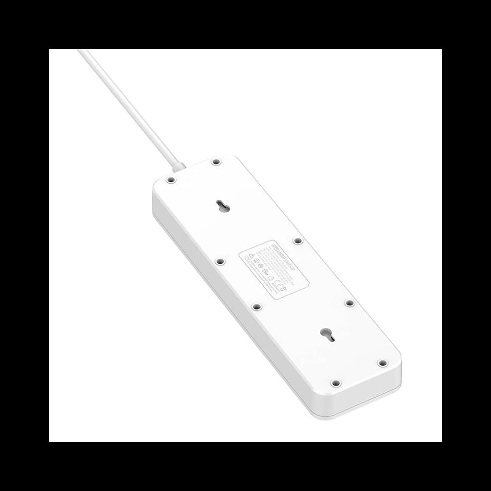 LDNIO Steckdosenleiste mit 5 AC-Steckdosen, 3x USB, USB-C, SC5415, 2500W (weiß) - 3