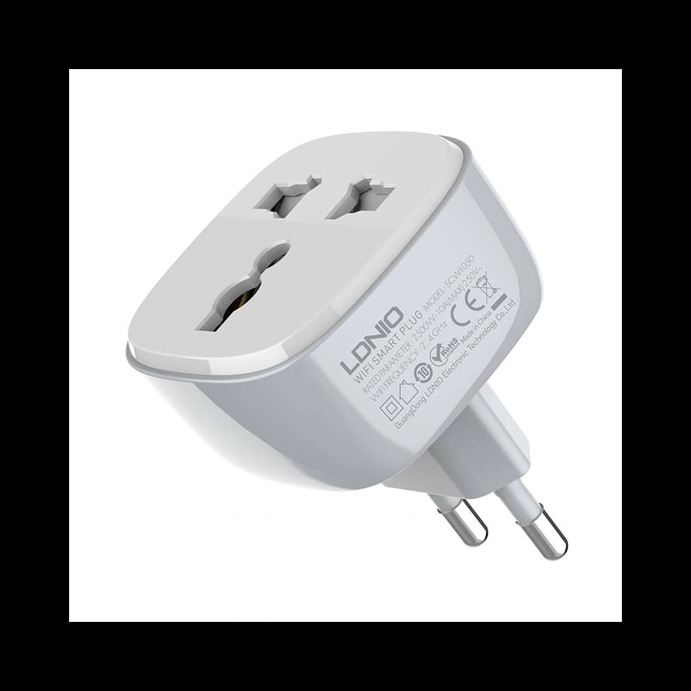 LDNIO SCW1050 Wi-Fi smart socket (white) - 5