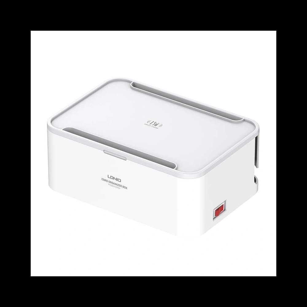 LDNIO SN5310W power strip with organizer, 5x AC, 3x USB (white) - 1