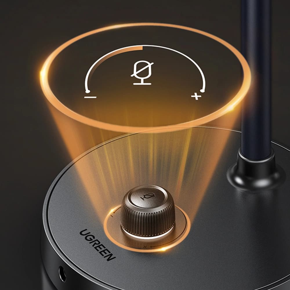 UGREEN CM564 USB-Mikrofon mit Ständer schwarz - 5