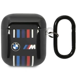 Etui BMW BMA222SWTK Apple AirPods 2/1 czarny/black Multiple Colored Lines