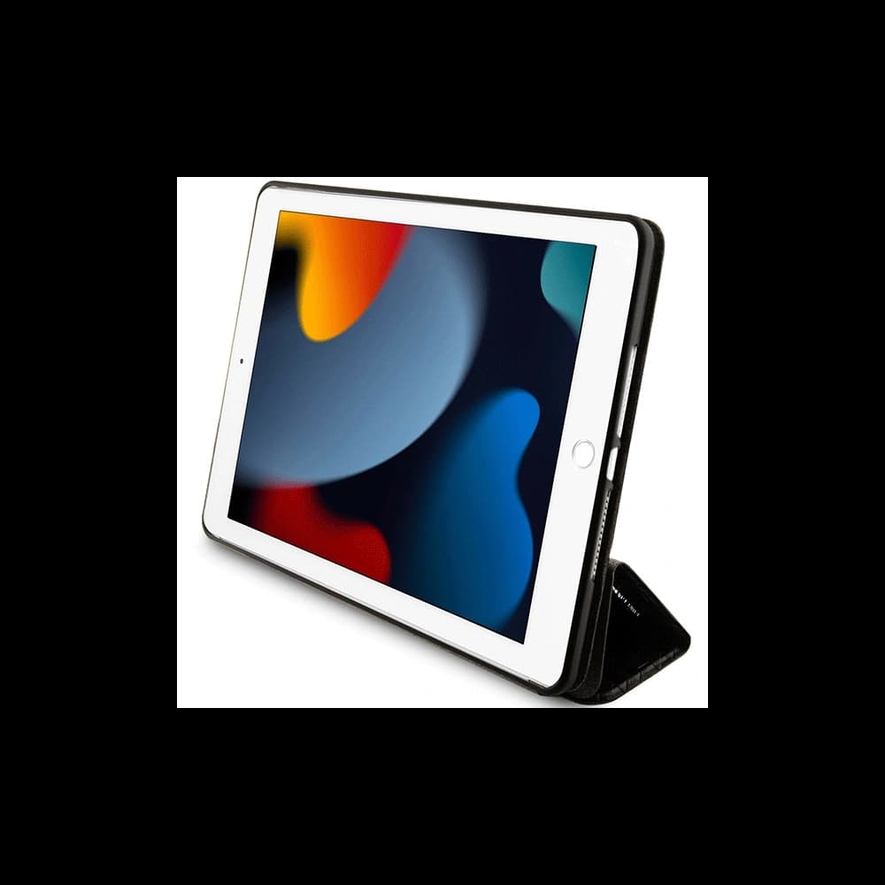 Karl Lagerfeld KLFC10SAKHPKK Apple iPad 10.2 2019/2020/2021 (7, 8, 9 gen) black Saffiano Monogram Ikonik Magnet Allover - 5