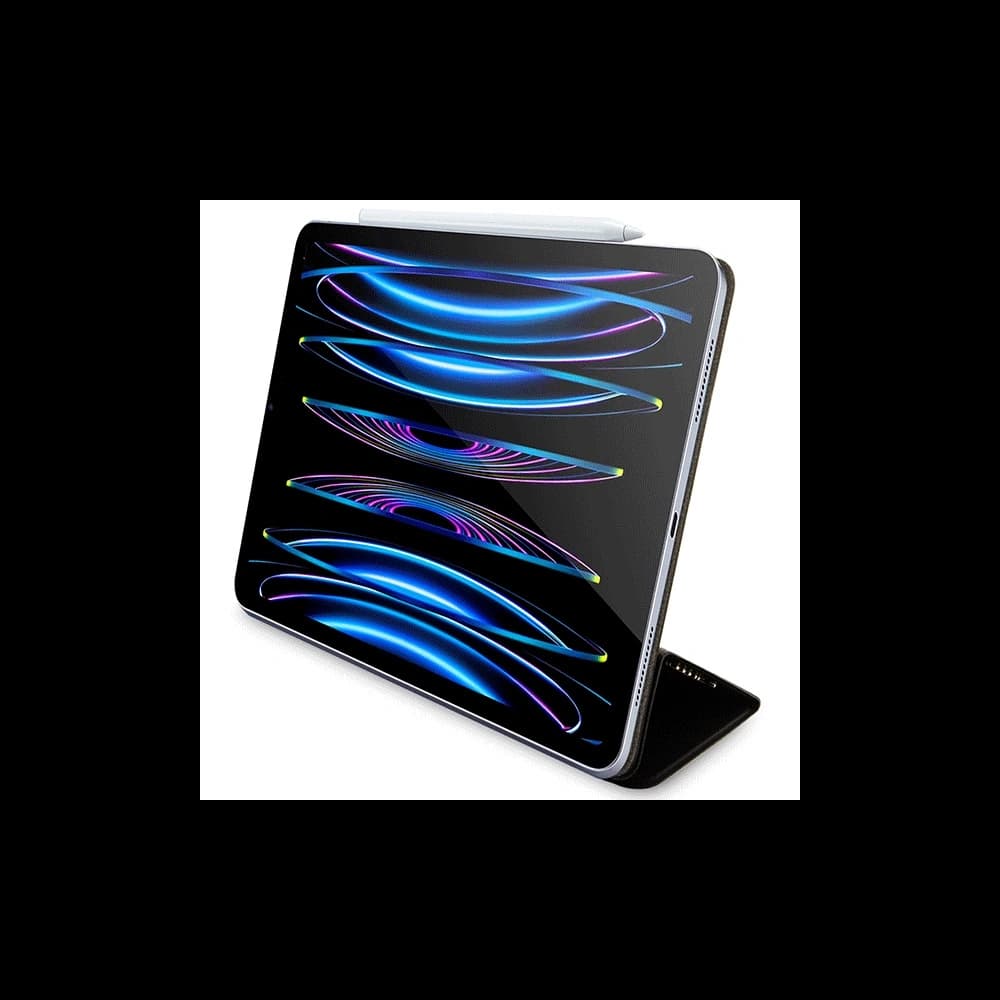 Guess GUFCP12PS4SGK Apple iPad Pro 12.9 2020/2021/2022 (4, 5, 6 gen) black 4G Stripe Allover - 5