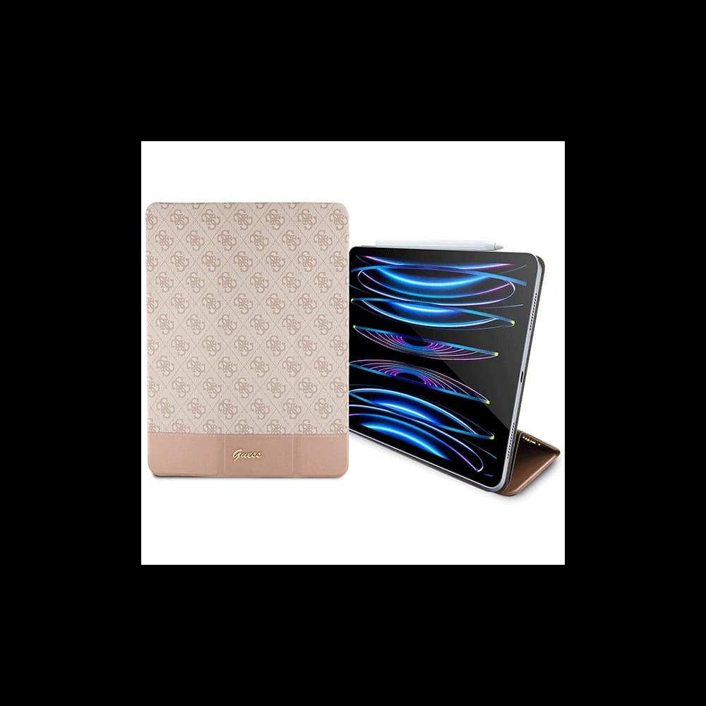 Guess GUFCP12PS4SGP Apple iPad Pro 12.9 2020/2021/2022 (4, 5, 6 gen) pink 4G Stripe Allover - 3