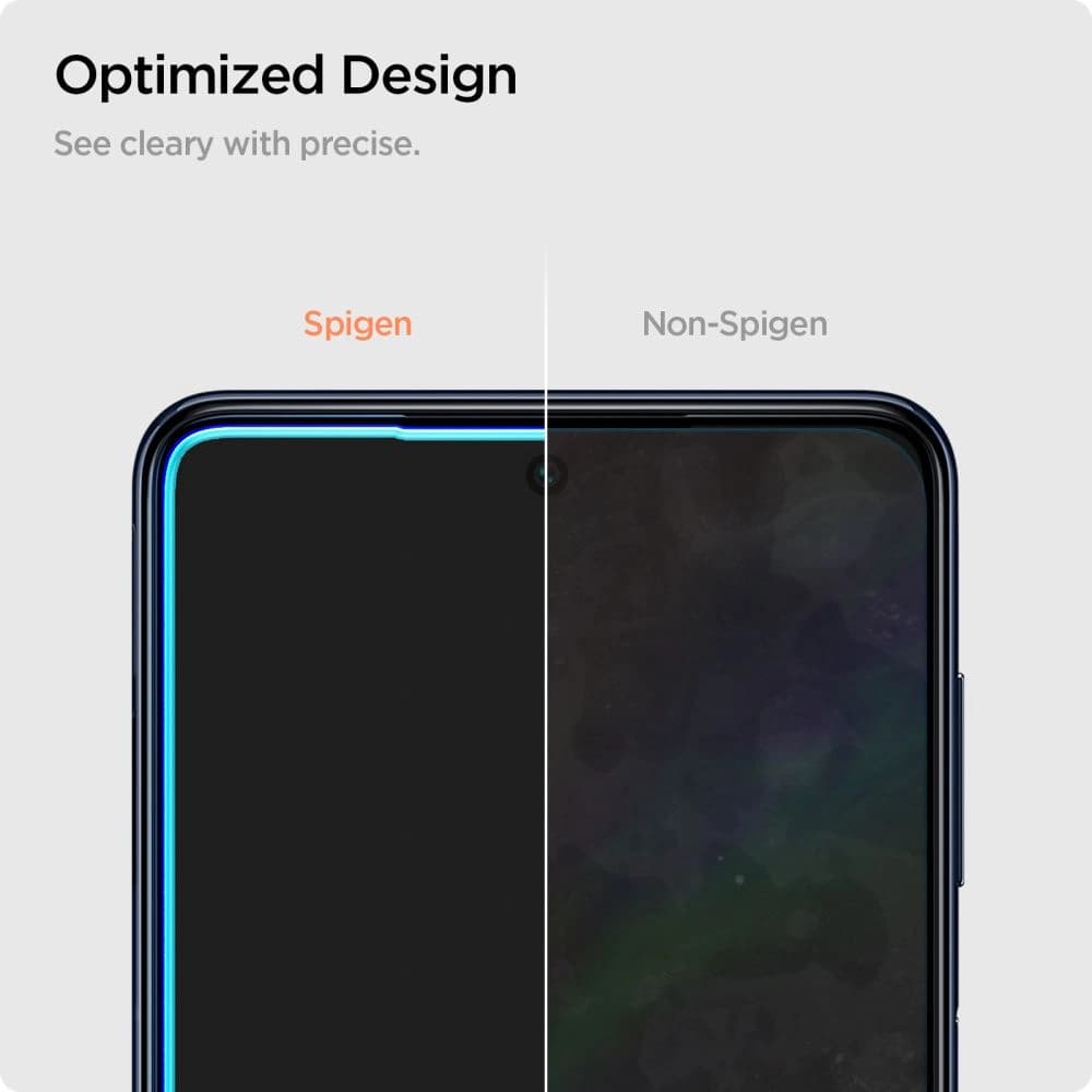 Spigen Samsung Gehärtetes Glas GLAS.tR Slim Galaxy M54 5G Klar [2 PACK] - 8