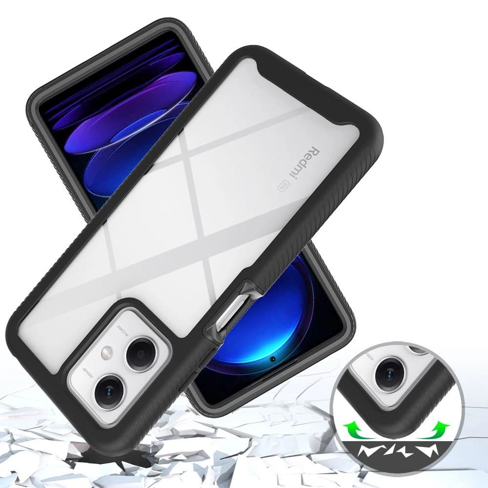 Tech-Protect Xiaomi Tasche Defense360 Redmi Note 12 5G/POCO X5 5G Schwarz - 2