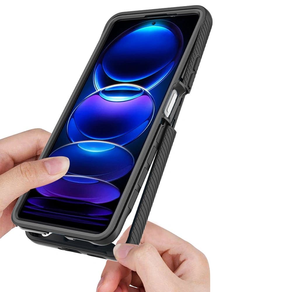 Tech-Protect Xiaomi Tasche Defense360 Redmi Note 12 5G/POCO X5 5G Schwarz - 4