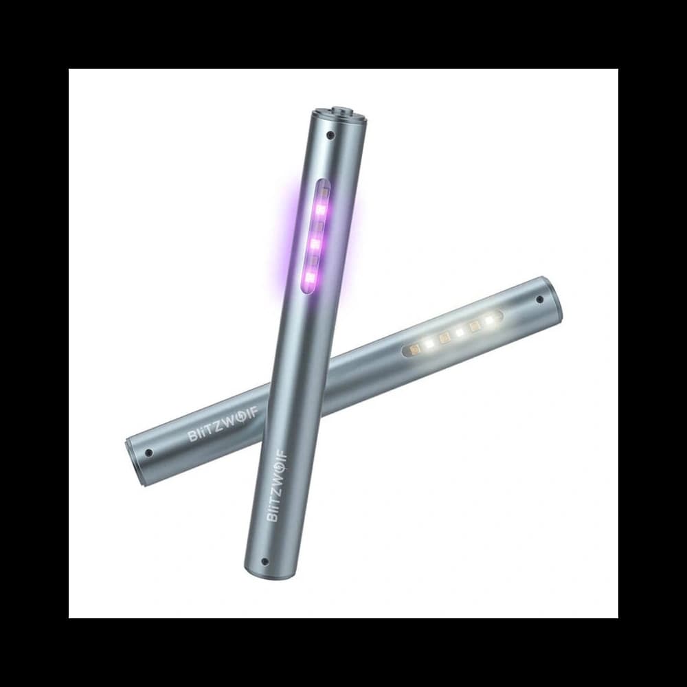 Blitzwolf BW-FUN9 Portable Handheld UVC LED Sterilizing Lamp (silver) - 2
