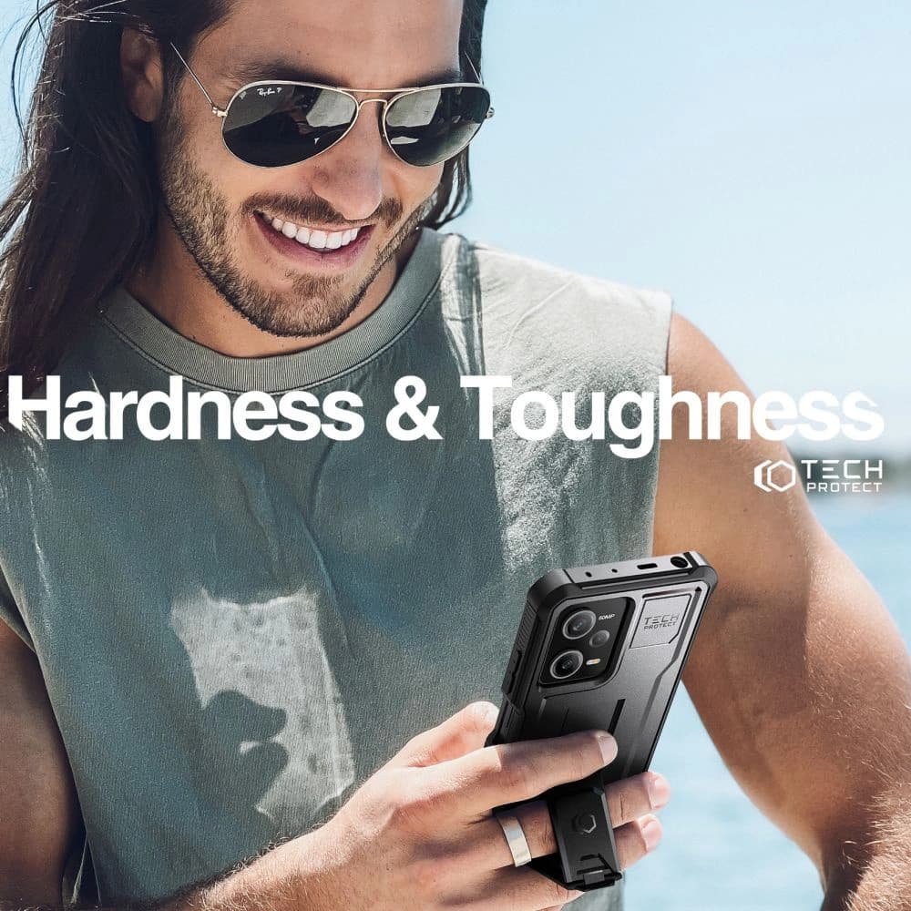 Tech-Protect Kevlar Pro Xiaomi Redmi Note 12 Pro 5G/POCO X5 Pro 5G Black - 7