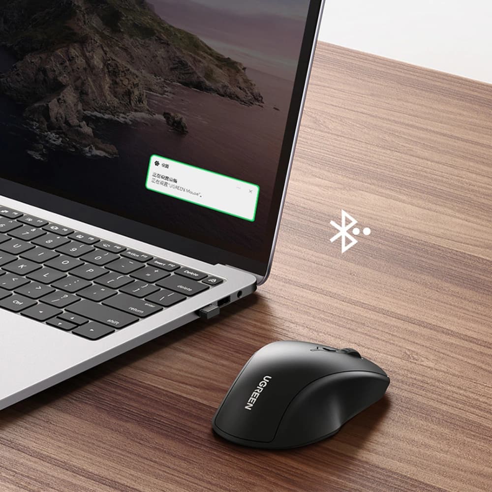 Ergonomische Funkmaus UGREEN MU101 schwarz - 7