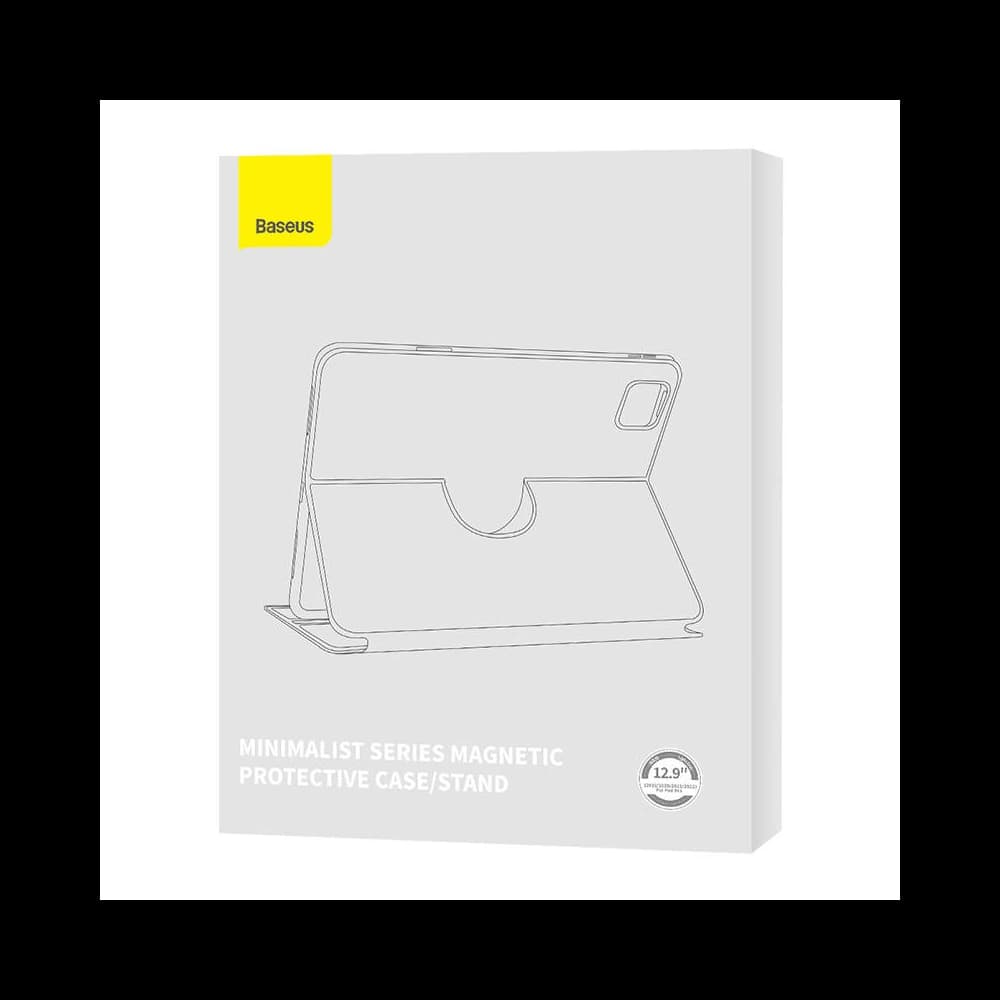 Baseus Apple Magnetische Hülle Minimalist iPad Pro 12.9 2018/2020/2021/2022 (3., 4., 5. und 6. Generation) (hellgrau) - 6
