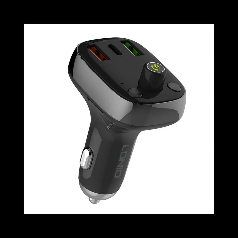 LDNIO C704Q Transmitter FM Bluetooth 2xUSB-A, USB-C + USB-C cable - 2