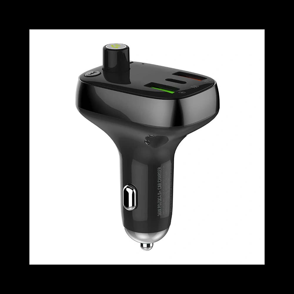 LDNIO C704Q Transmitter FM Bluetooth 2xUSB-A, USB-C + microUSB cable - 2