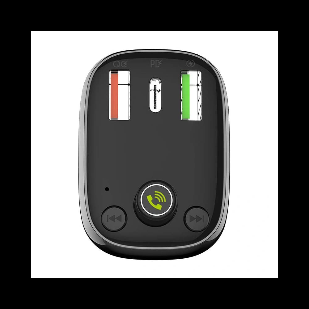 LDNIO FM-Transmitter C704Q Bluetooth 2xUSB-A, USB-C + Lightning-Kabel - 4