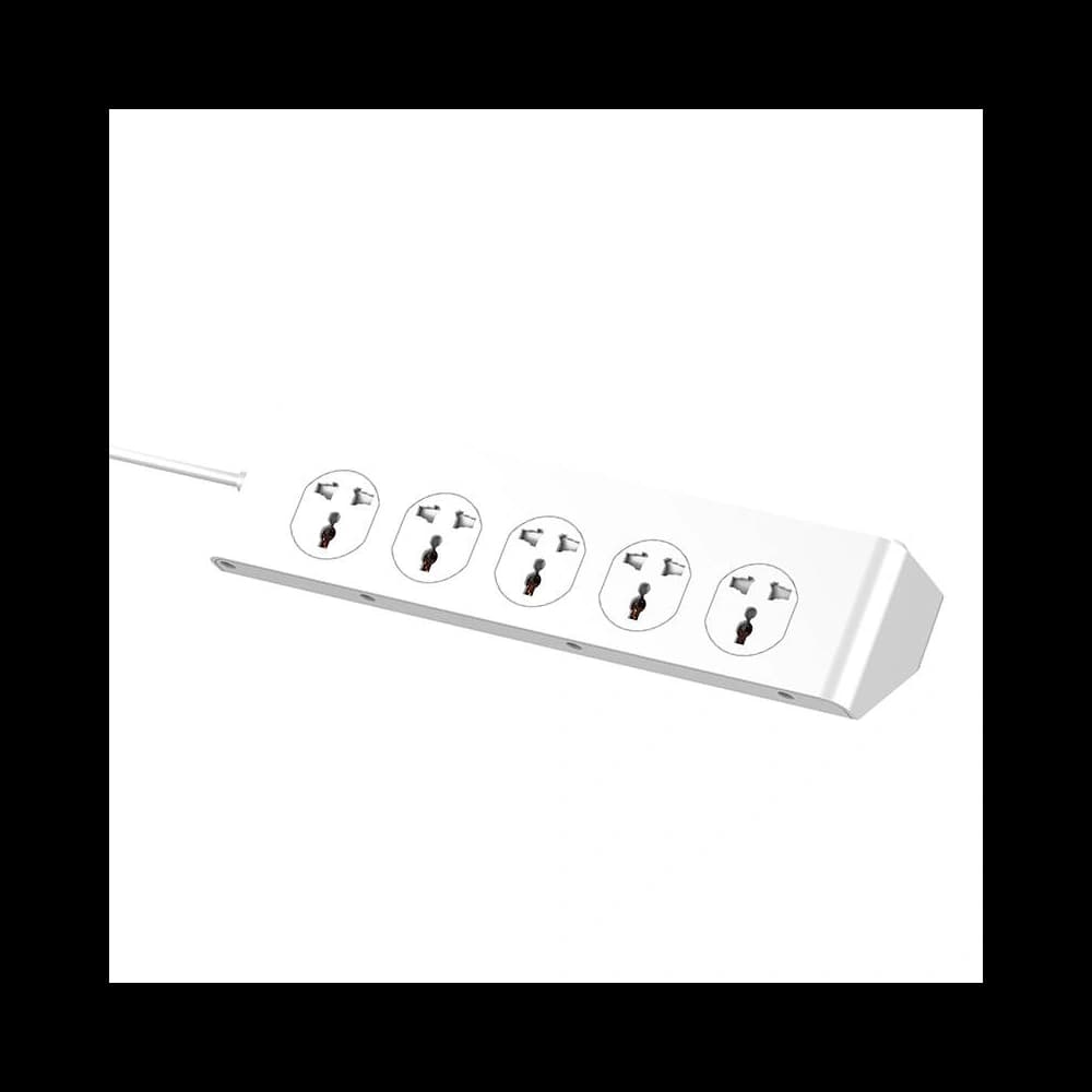 LDNIO Steckdosenleiste SC10610 10x AC, 5x USB-A, 1x USB-C, 2500W, 2m (weiß) - 3