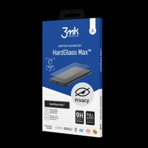 3MK Apple Gehärtetes Glas HardGlass Max Datenschutz iPhone 7/8 schwarz