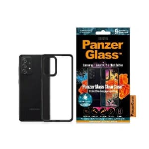 PanzerGlass Samsung Tasche ClearCase Galaxy A72 schwarz/schwarz