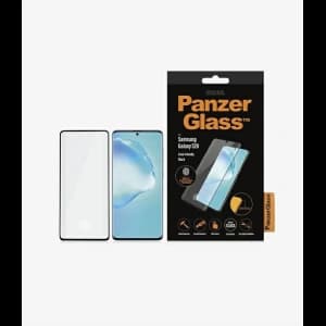 PanzerGlass Samsung Tempered Glass Curved Super+ Galaxy S20 Case Friendly Finger Print schwarz/schwarz
