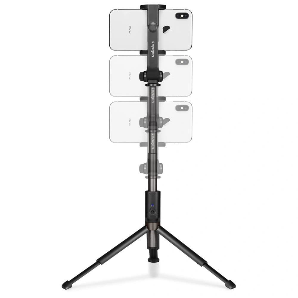 Spigen S540w Wireless Selfie Stick Tripod Black - 4