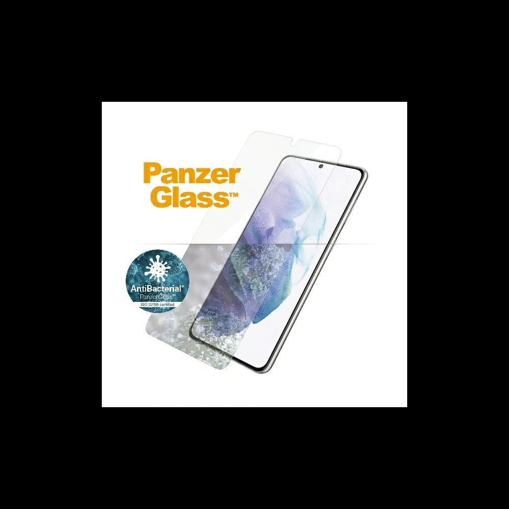 PanzerGlass E2E Microfracture Samsung Galaxy S21+ Plus Case Friendly Finger Print AntiBacterial black - 3