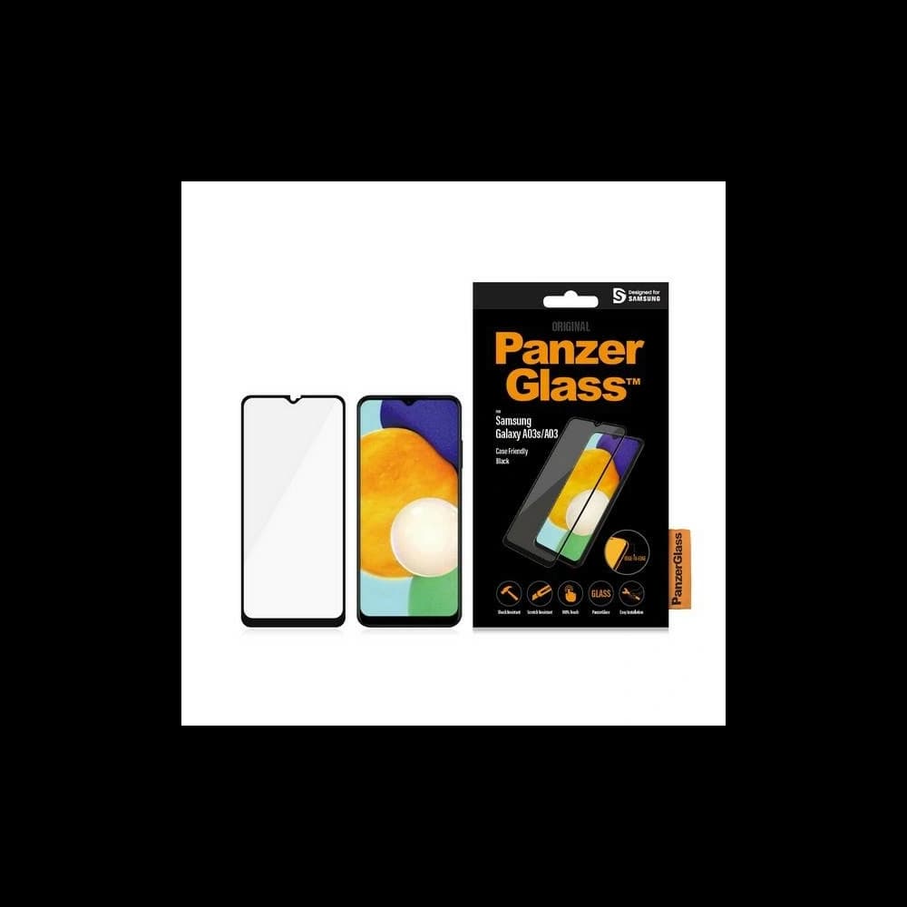 PanzerGlass E2E Regular Samsung Galaxy A03 Case Friendly black 7280 - 1
