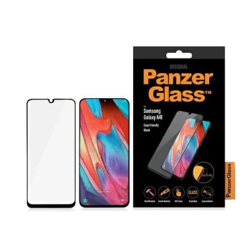PanzerGlass Samsung Gehärtetes Glas E2E Regular Galaxy A41 Case Friendly schwarz/schwarz
