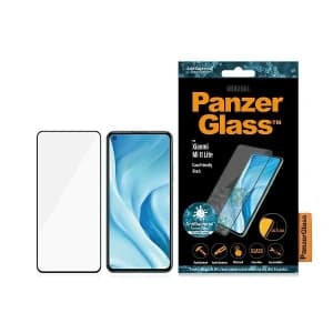 PanzerGlass Xiaomi Gehärtetes Glas E2E Regular Mi 11 Lite 5G Case Friendly Antibakteriell schwarz/schwarz