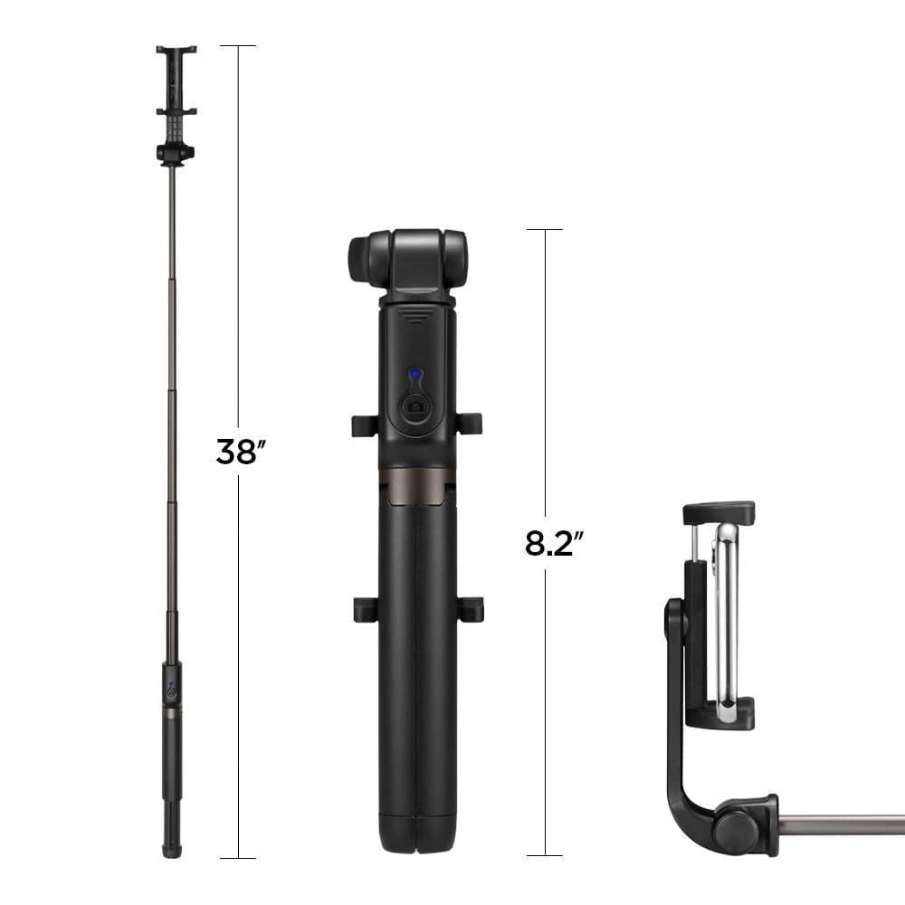 Spigen S540w Wireless Selfie Stick Tripod Black - 16