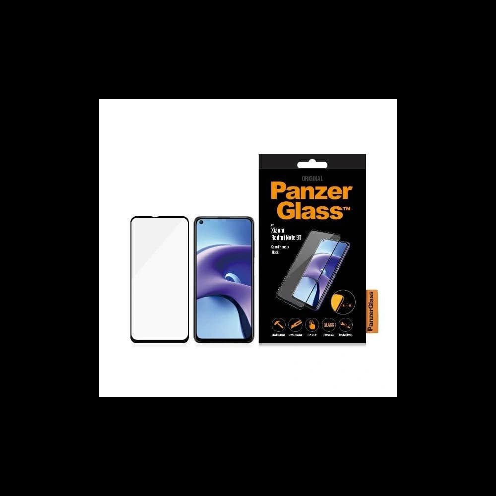PanzerGlass E2E Regular Xiaomi Redmi Note 9T Case Friendly - 1