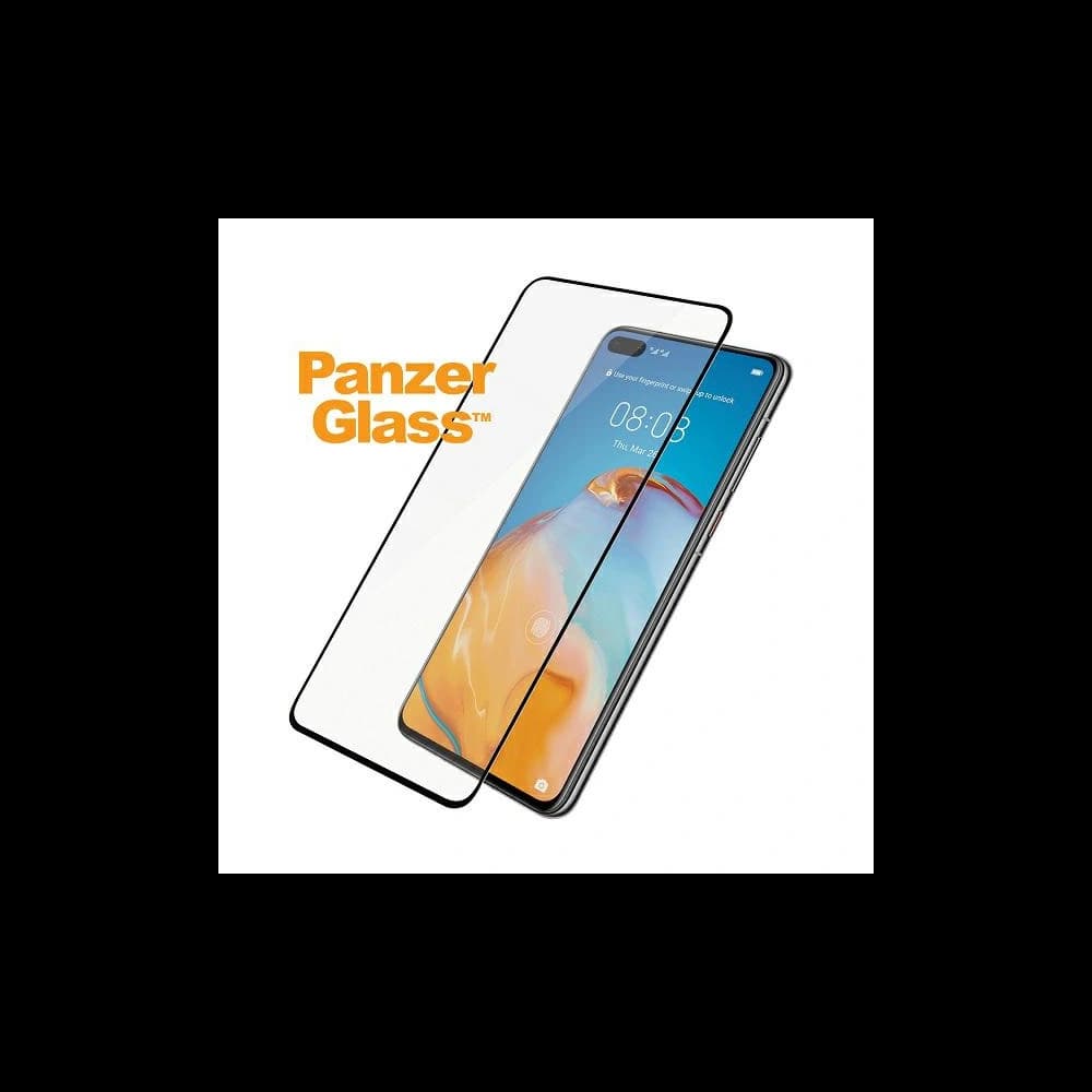 PanzerGlass Gehärtetes Glas E2E Super+ Huawei P40 Case Friendly schwarz/schwarz - 2