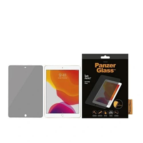 PanzerGlass Apple Gehärtetes Glas E2E Super+ iPad 10.2 2019/2020/2021 (7., 8. und 9. Generation) Case Friendly Privacy