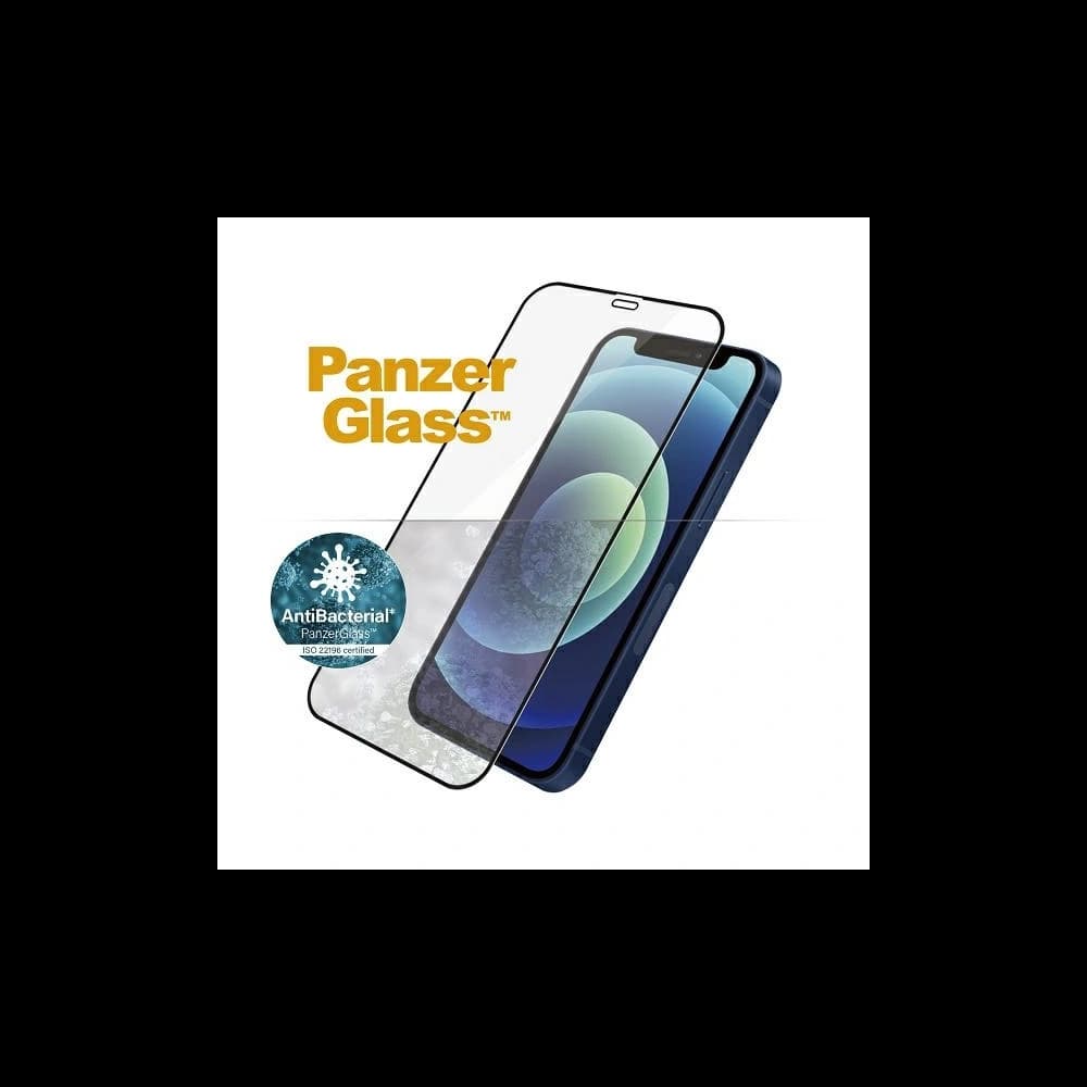 PanzerGlass E2E Super+ Apple iPhone 12 mini Case Friendly AntiBacterial MicroFracture black - 2