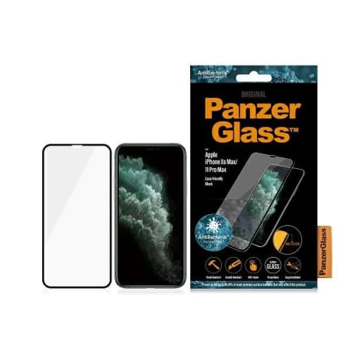 PanzerGlass E2E Super+ Apple iPhone 11 Pro Max/XS Max Case Friendly AntiBacterial black