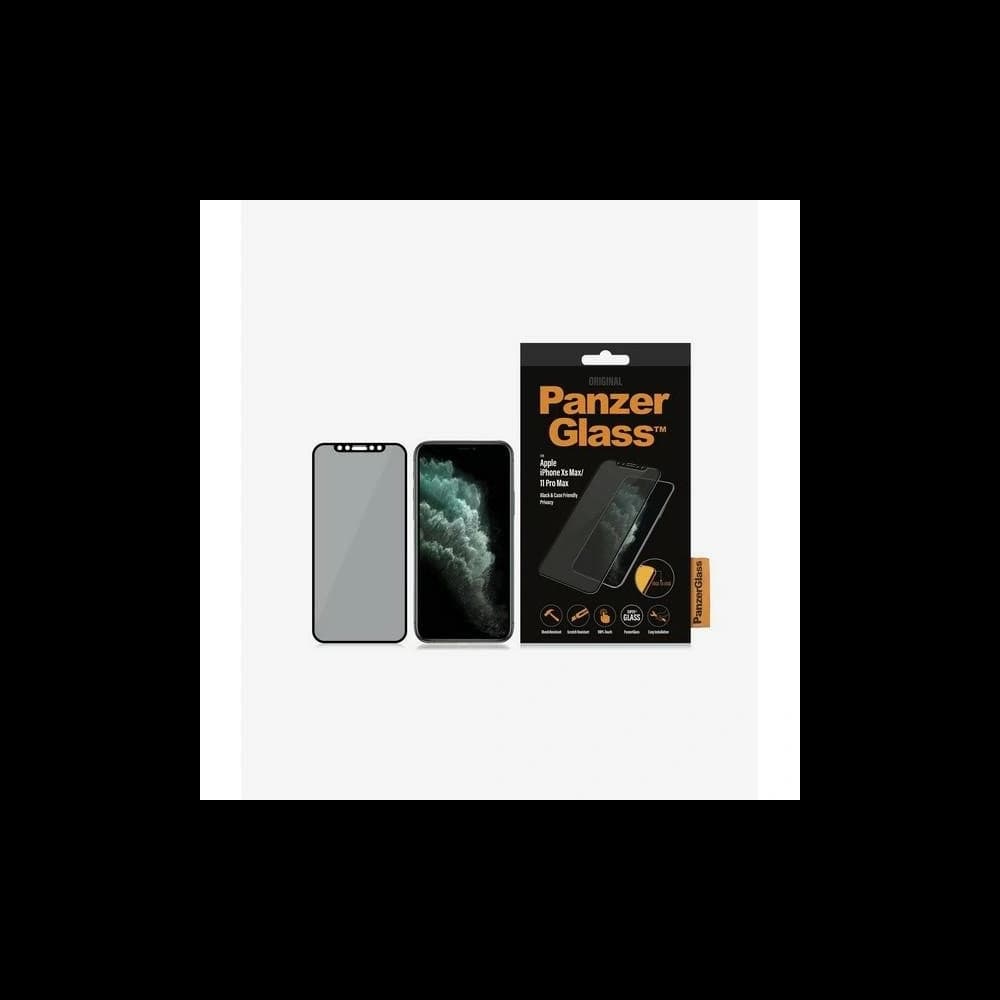 PanzerGlass E2E Super+ Apple iPhone 11 Pro Max/XS Max Case Friendly Privacy black - 1