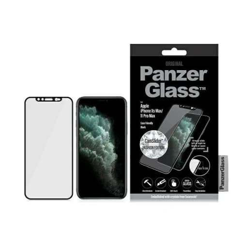 PanzerGlass E2E Super+ Apple iPhone 11 Pro Max/XS Max Case Friendly Swarovsky CamSlider black