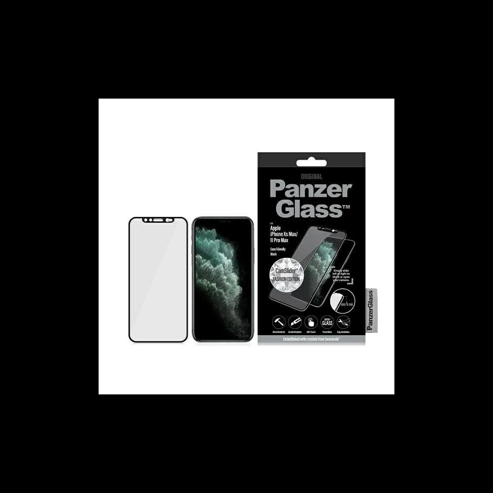 PanzerGlass E2E Super+ Apple iPhone 11 Pro Max/XS Max Case Friendly Swarovsky CamSlider black - 1